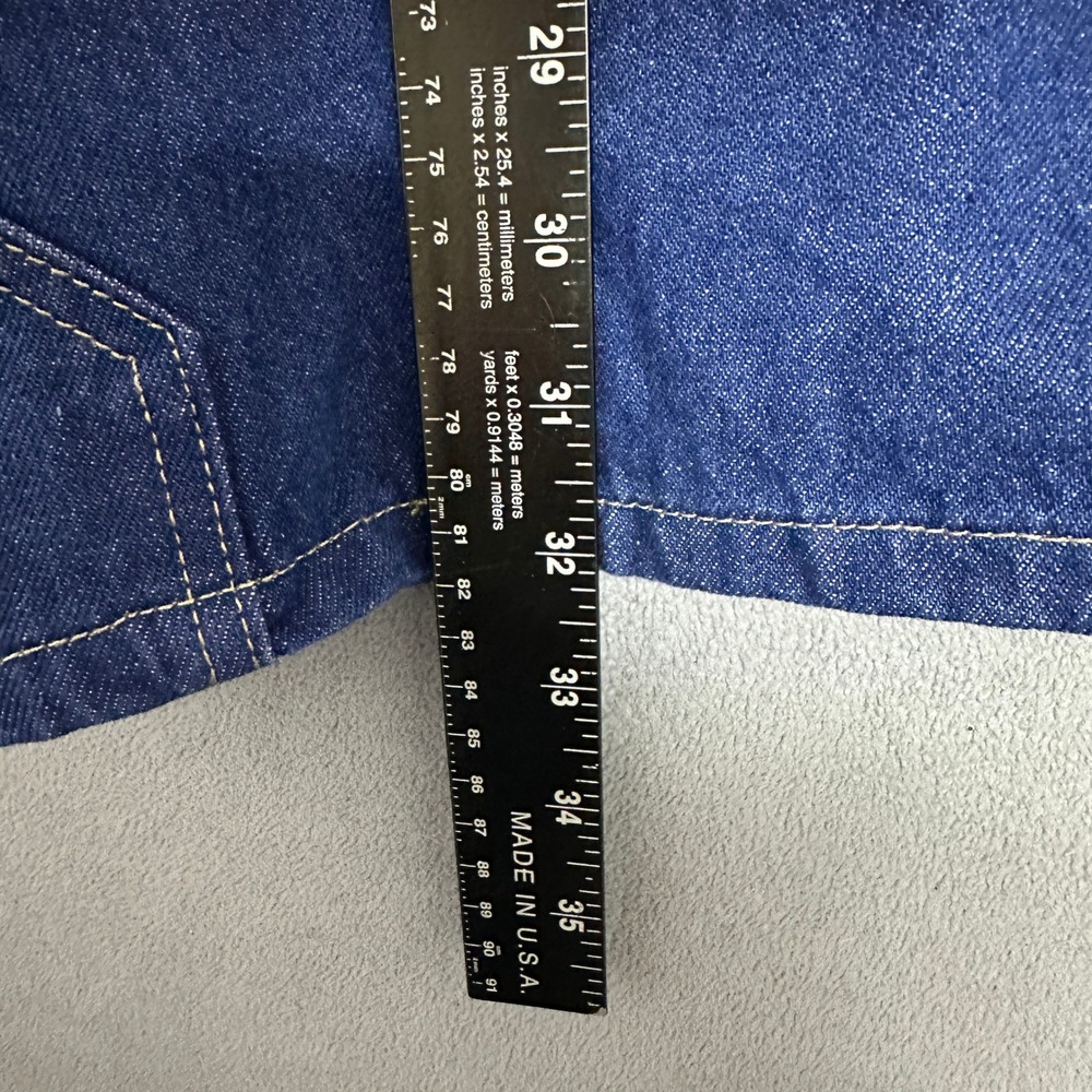Southpole Baggy Carpenter Jeans Denim Embroidered Logo Blue Mens Size W38 L32 - Picture 4 of 16